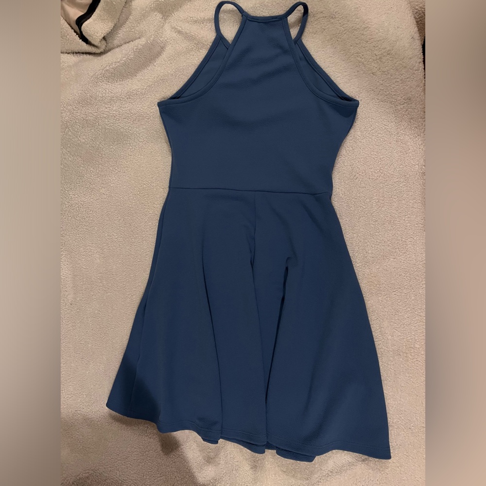 Blue dress